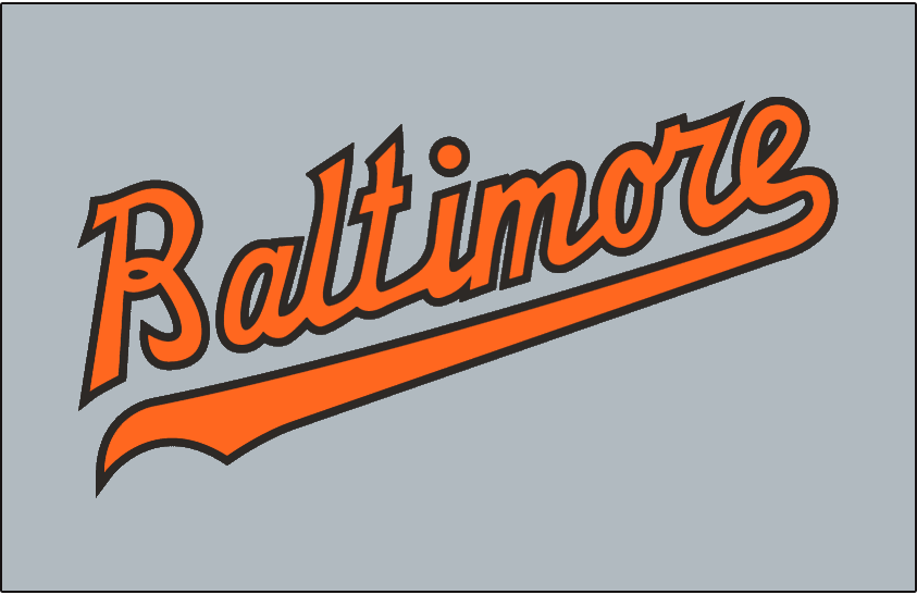 Baltimore Orioles 1956-1965 Jersey Logo iron on transfers for fabric
